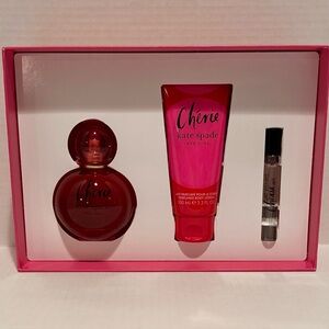 Kate Spade NIB Cherie Fragrance 3PC Gift Set